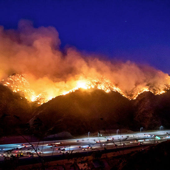 the getty fire