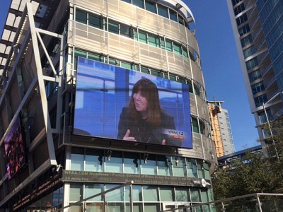 Amy Jumbotron1 Good Morning Texas